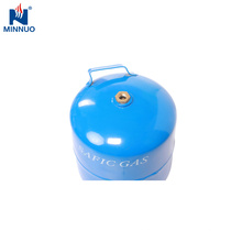 Cylindre de gaz portatif de la taille mini 3kg lpg pour la cuisine à la maison, campant